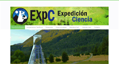 Desktop Screenshot of expedicionciencia.org.ar