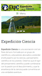 Mobile Screenshot of expedicionciencia.org.ar