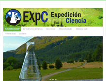 Tablet Screenshot of expedicionciencia.org.ar
